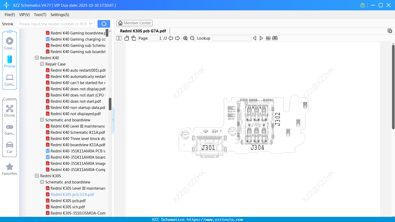 Xiaomi Redmi K30S Pcb G7A